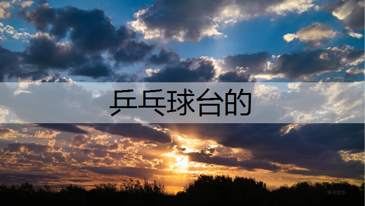 乒乓球台的