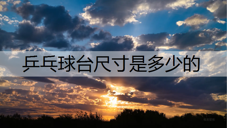 乒乓球台尺寸是多少的