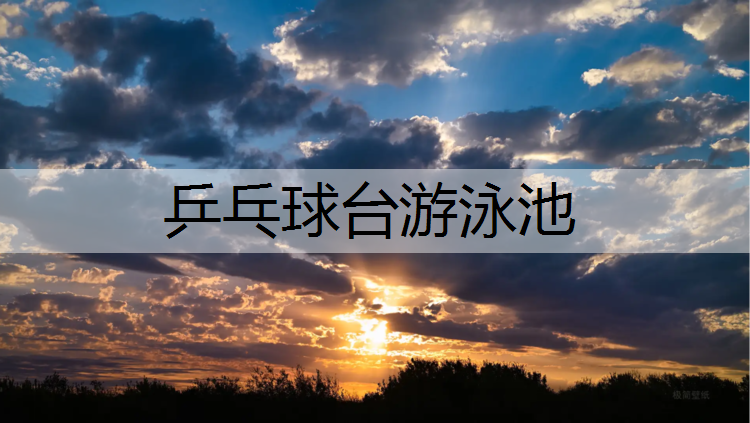 乒乓球台游泳池