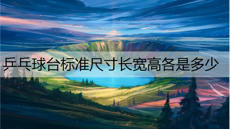 乒乓球台标准尺寸长宽高各是多少