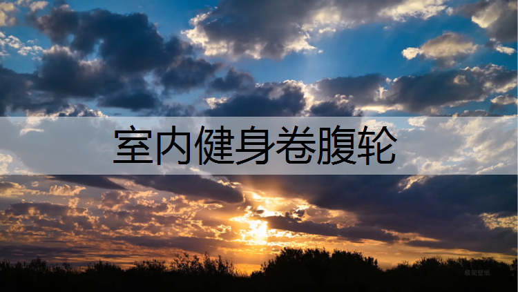 室内健身卷腹轮